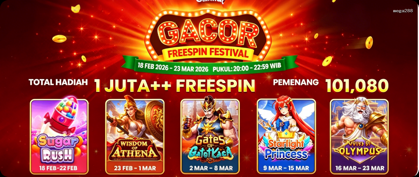 Login mega288 Sekarang Bonus Melimpah
